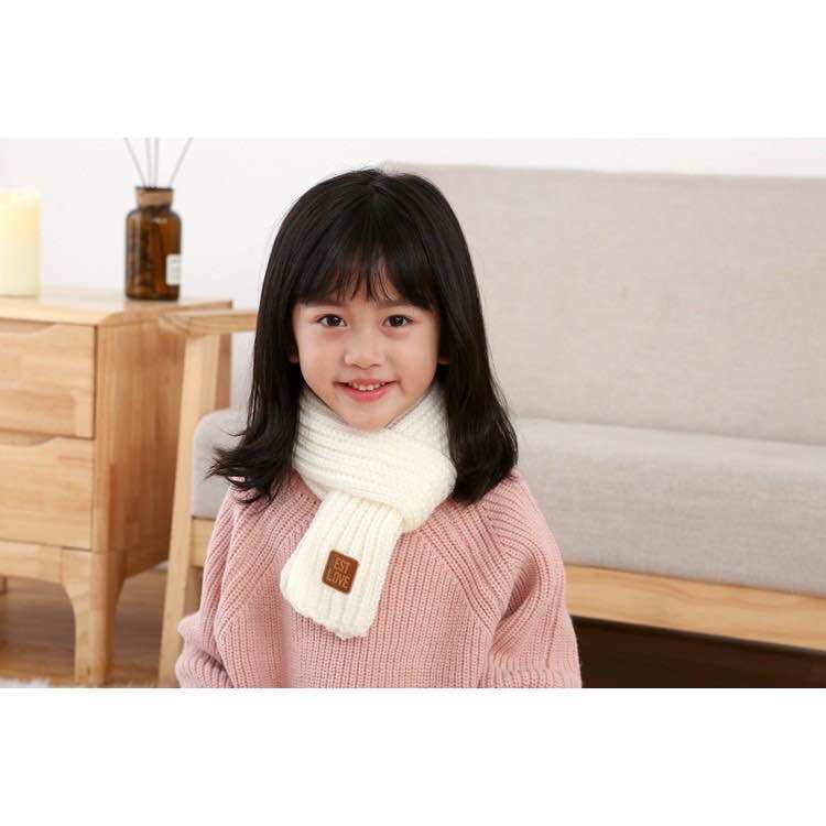 Khăn Choàng Cổ Len Giữ Ấm Cho Bé