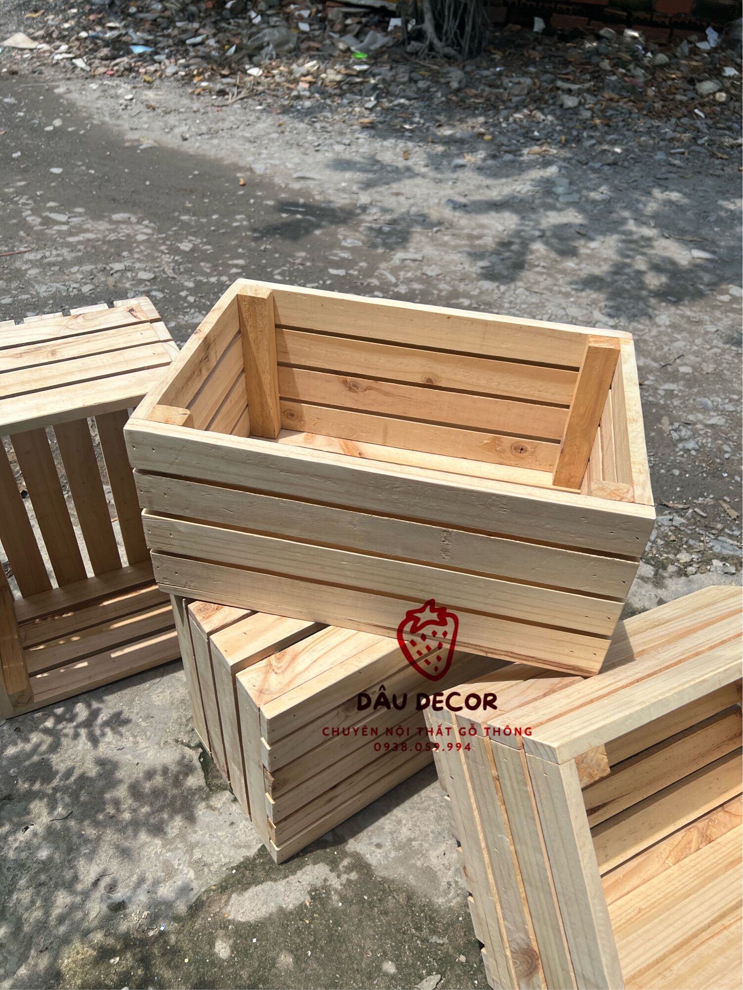 THÙNG GỖ PALLET - HỘP PALLET GỖ THÔNG