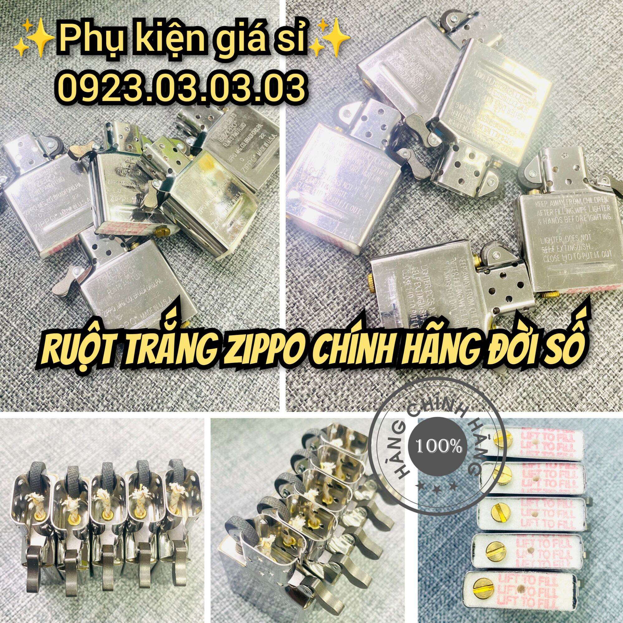 Ruột trắng Zippo chính hãng