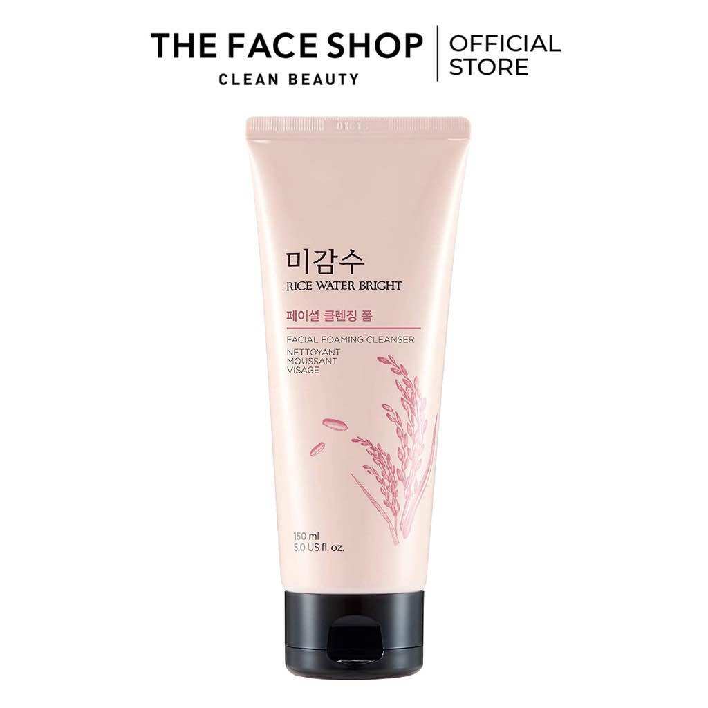 Sữa Rửa Mặt Làm Sáng Da Thefaceshop Rice Water Bright Facial Foaming Cleanser 150ml