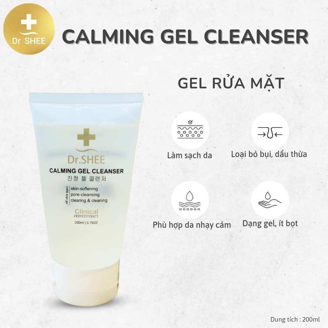 [HCM]COMBO SỮA RỬA MẶT VÀ TẨY DA CHẾT DRSHEE