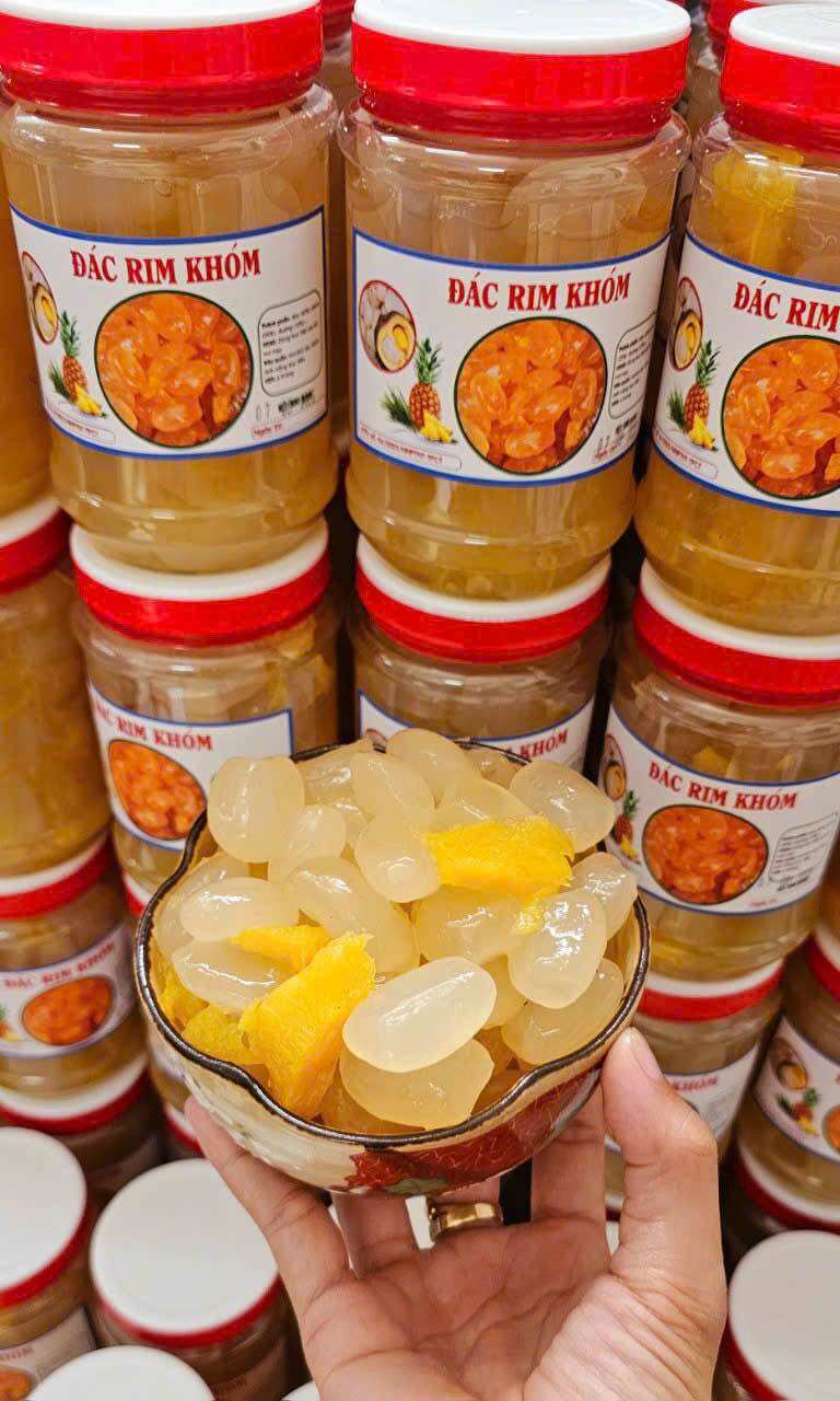Hạt Đác Rim Khóm Hộp 550gr