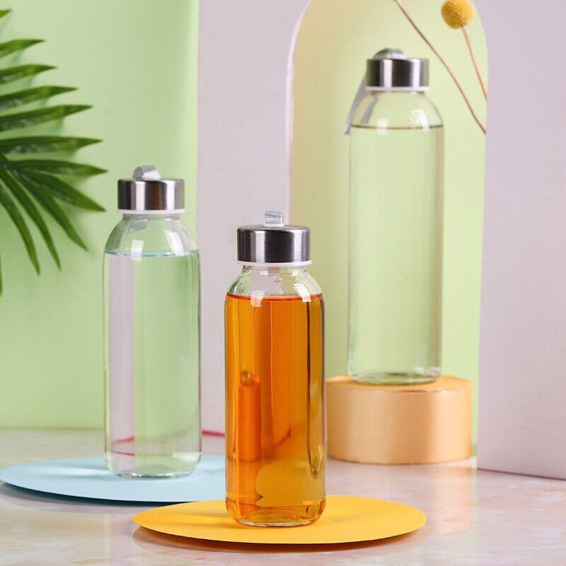 BÌNH NƯỚC THỦY TINH CÓ DÂY XÁCH DUNG TÍCH 500ML