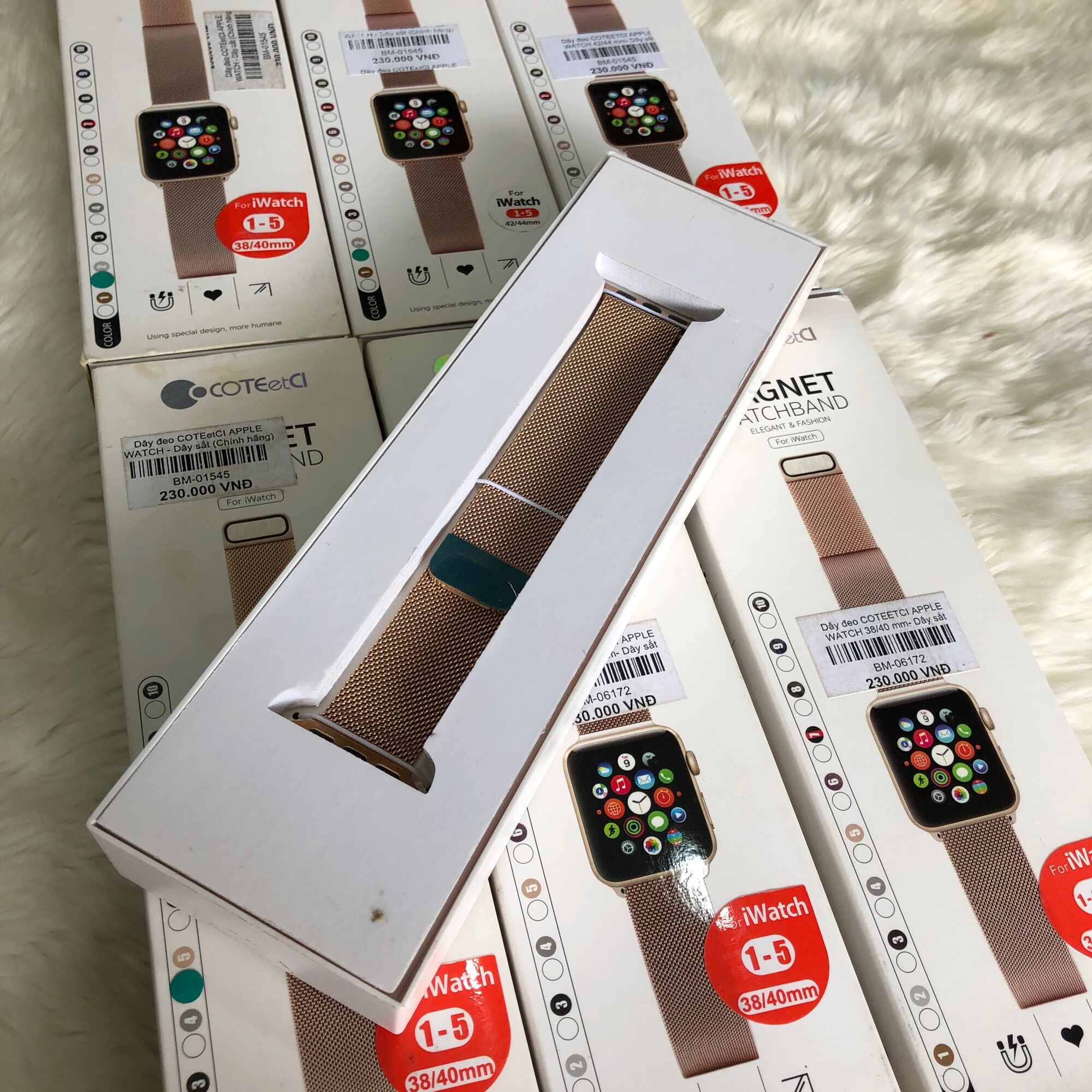 Dây đeo COTEETCI APLLE WATCH dây sắt