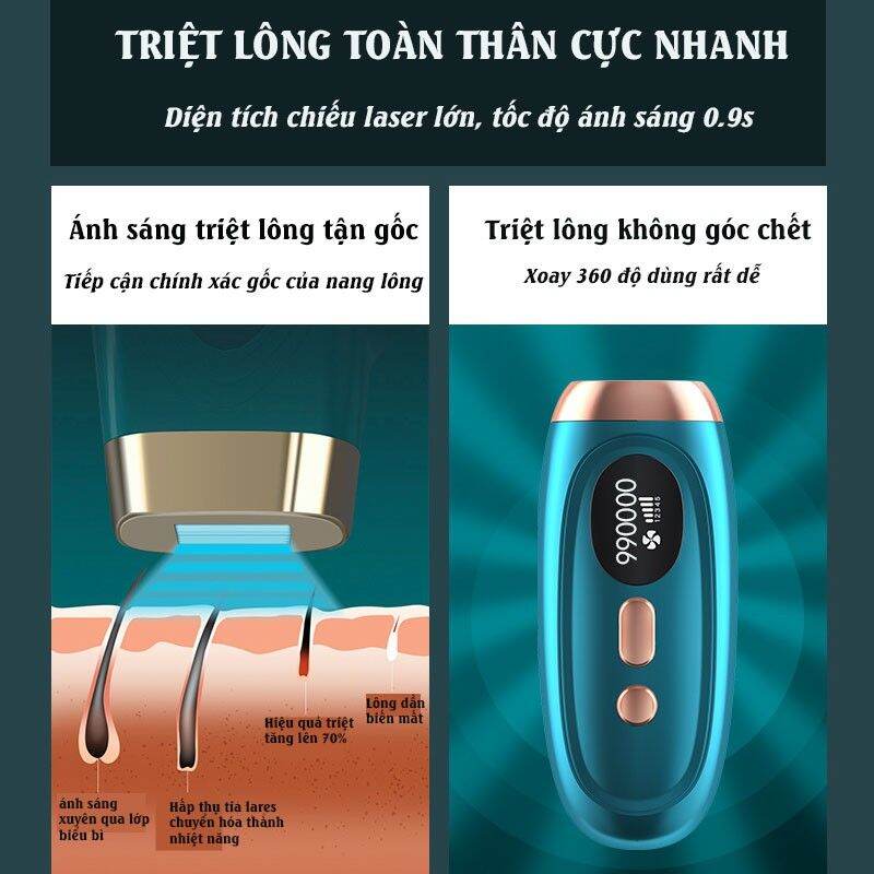 Máy triệt lông Mini công nghệ Laser IPL
