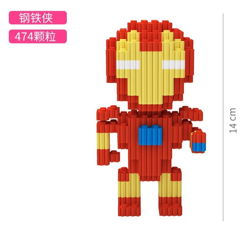 Lego lắp ráp 3d  siêu anh hùng vui nhộn