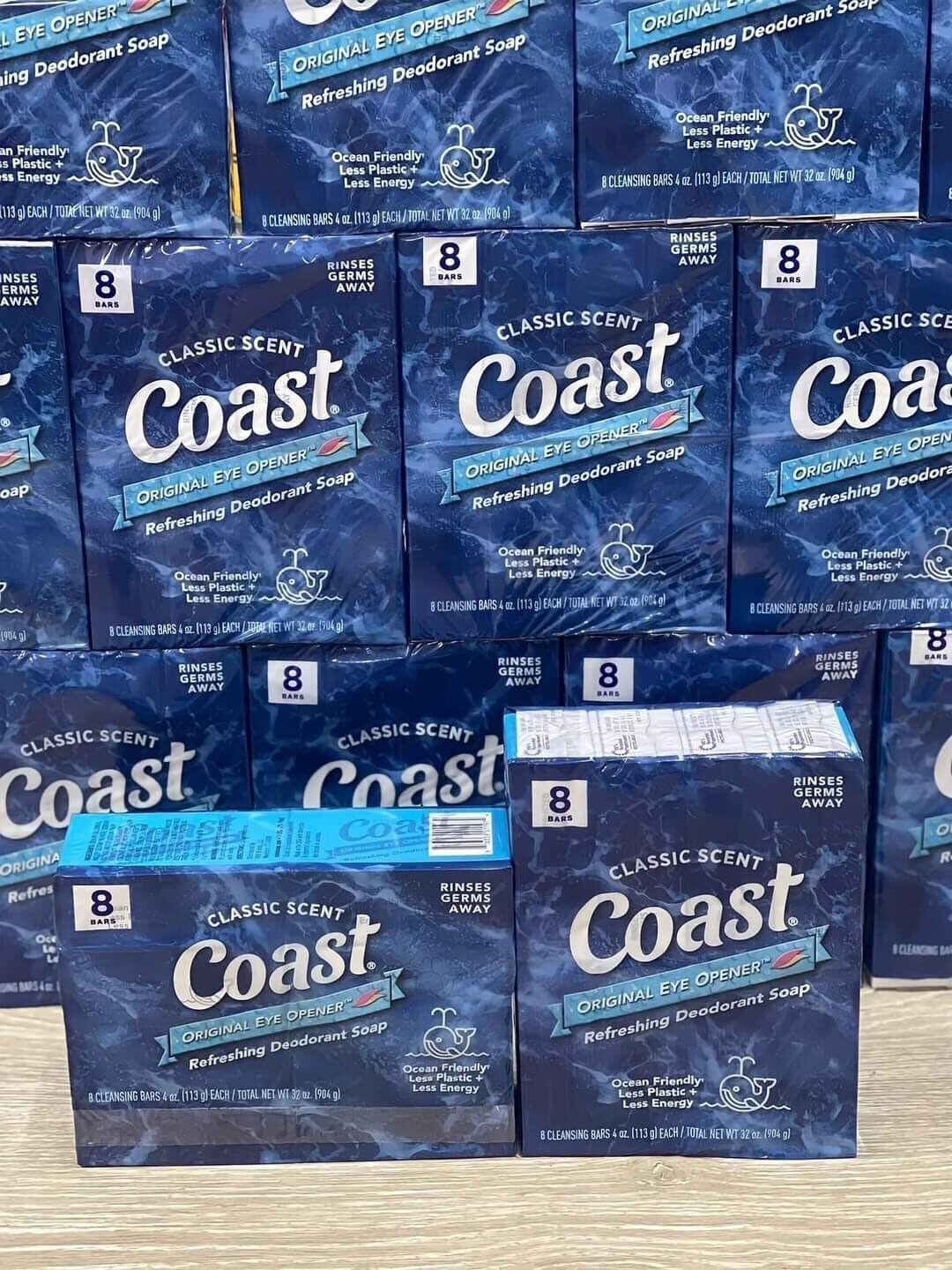 xà bông coast lốc 8 cục mỹ