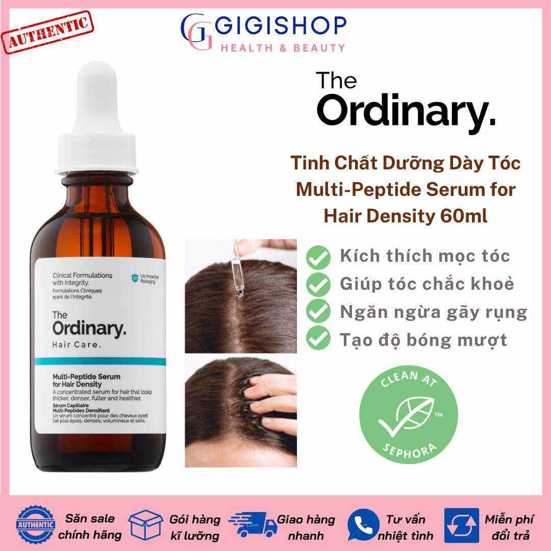 Tinh Chất Dưỡng Dày Tóc The Ordinary Multi-Peptide Serum for Hair Density 60ml [Bill Sephora]