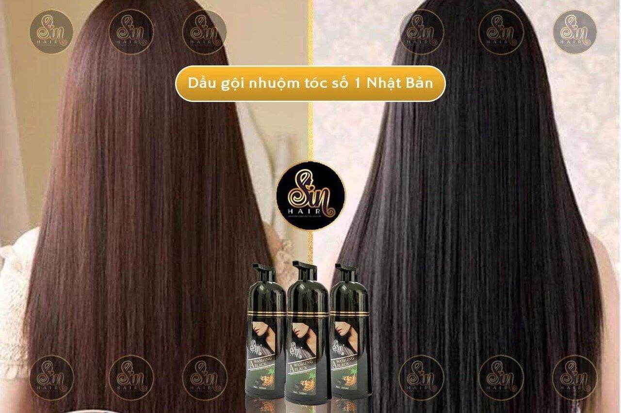 Dầu gội nhân sâm phủ bạc tóc SinHair