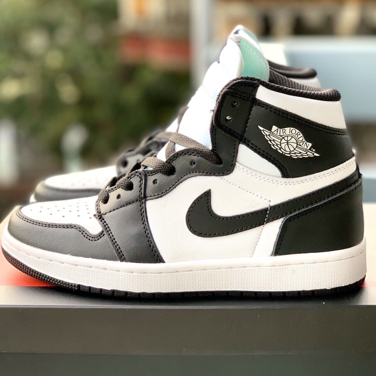 Giày Sneaker JD1 Panda đen trắng cổ cao