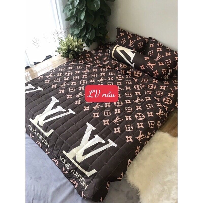 Bộ 5 món chăn ga gối LV
