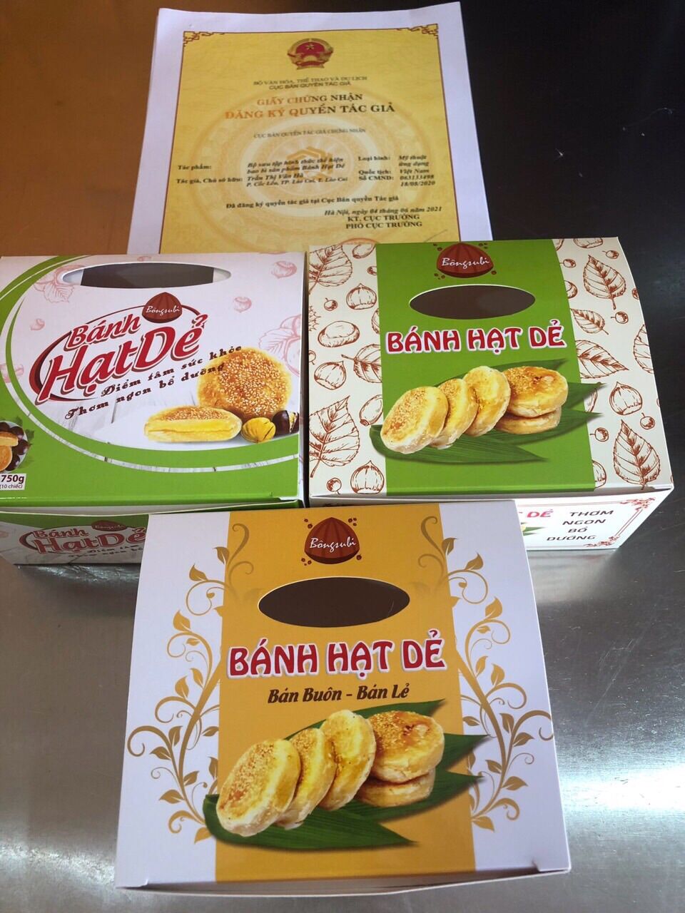 Bánh hạt dẻ Sapa