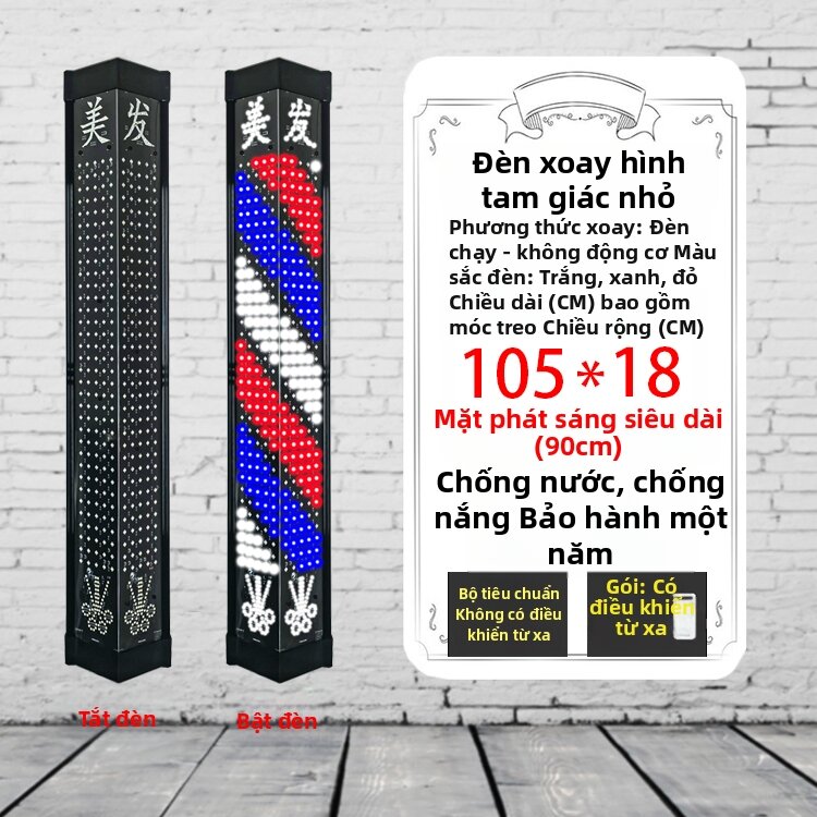 Đèn Tiệm Cắt Tóc Ngoài Trời Chống Nước Mới