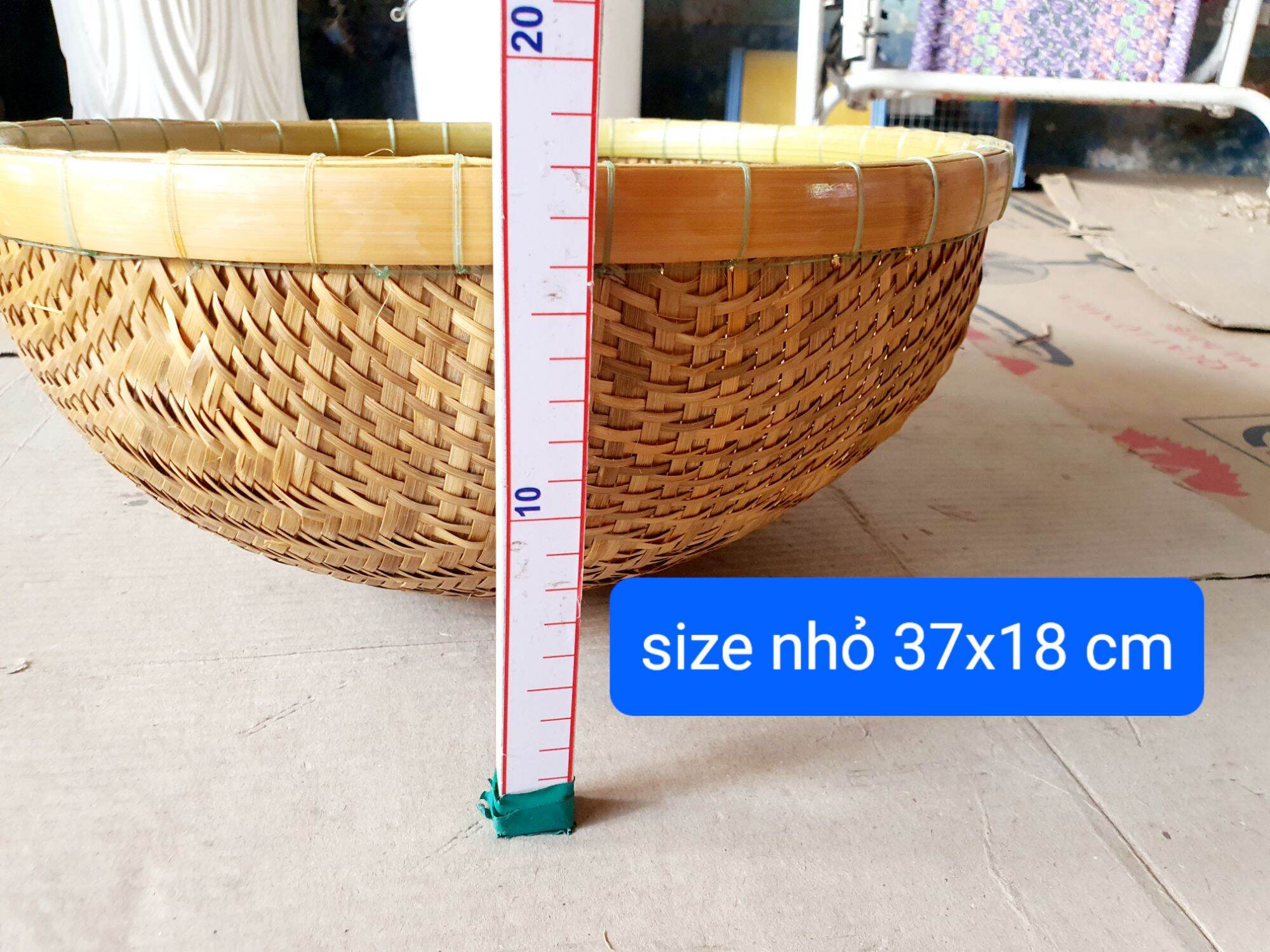Thúng Gạo Đan Tre LOẠI 1, Chắc Chắn và Bền Đẹp