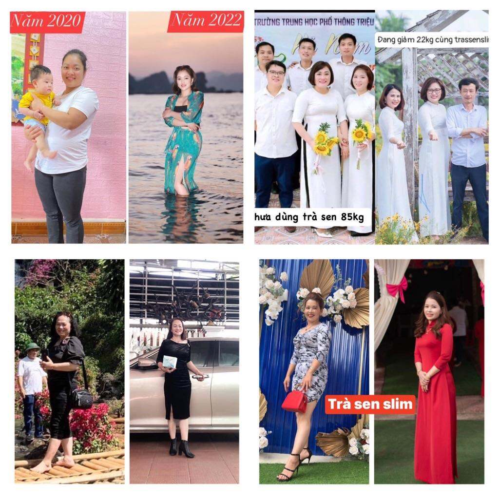 Trà sen slim giảm cân 30 gói (chính hãng)