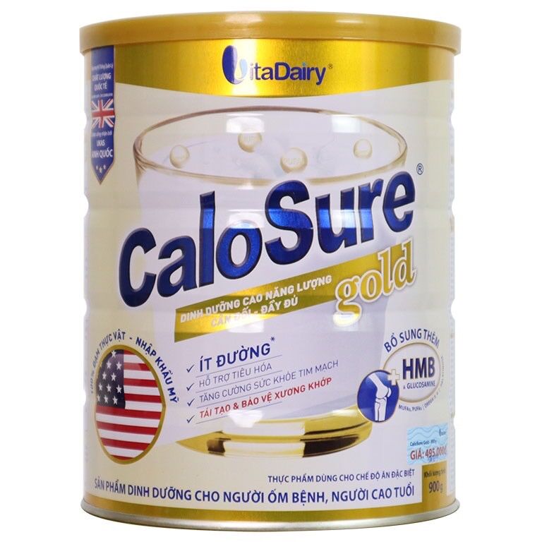Sữa bột Calosure Gold Ít đường