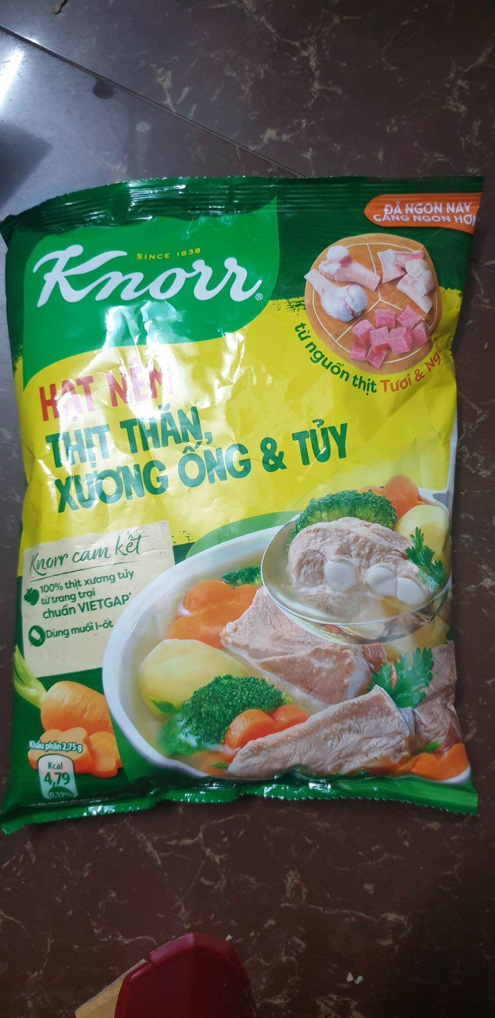 Hạt nêm Knorr 900g mẫu mới