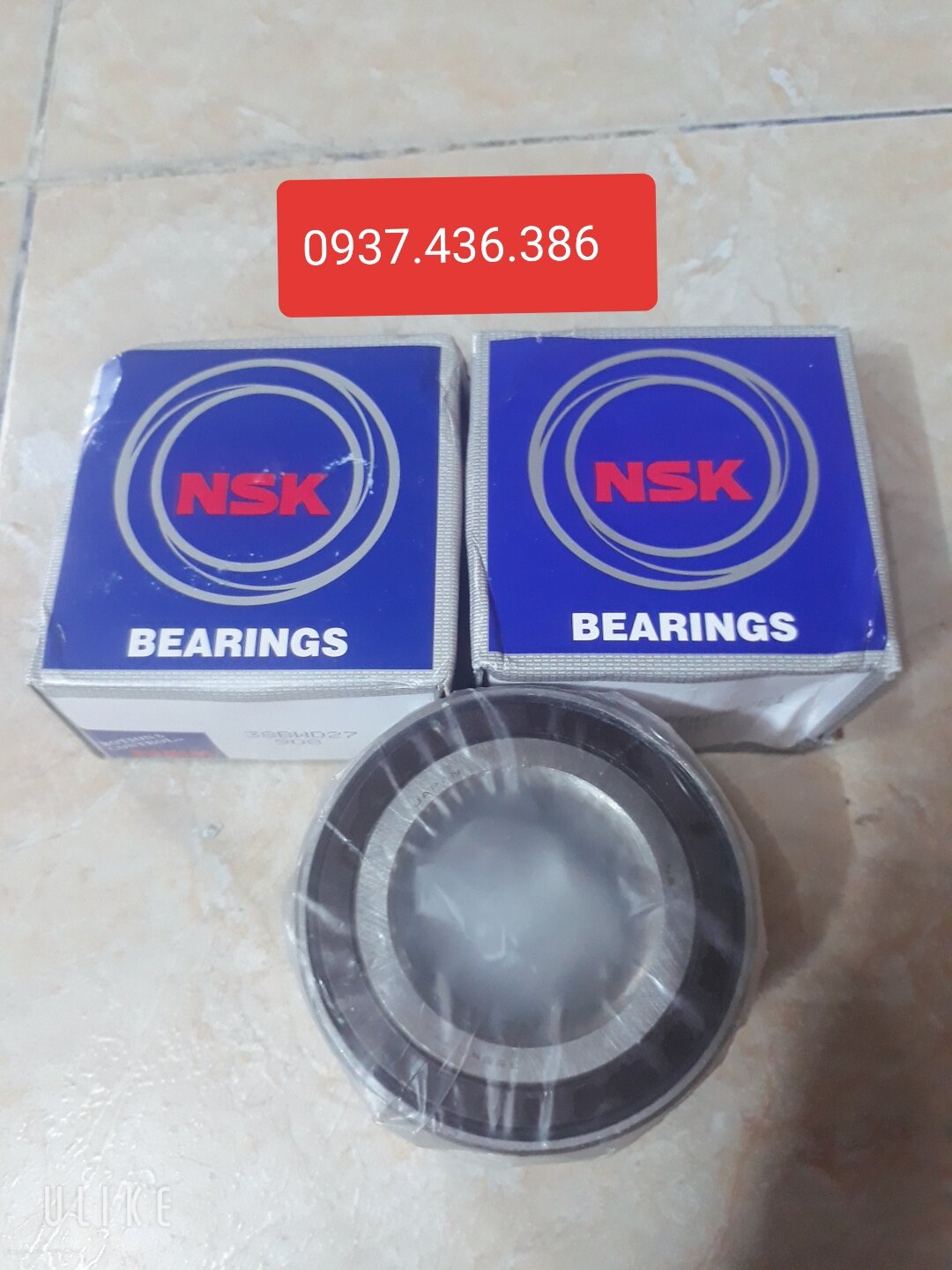 (Hàng NSK Nhật) Bạc đạn trước/bi may ơ honda city 2014-2019