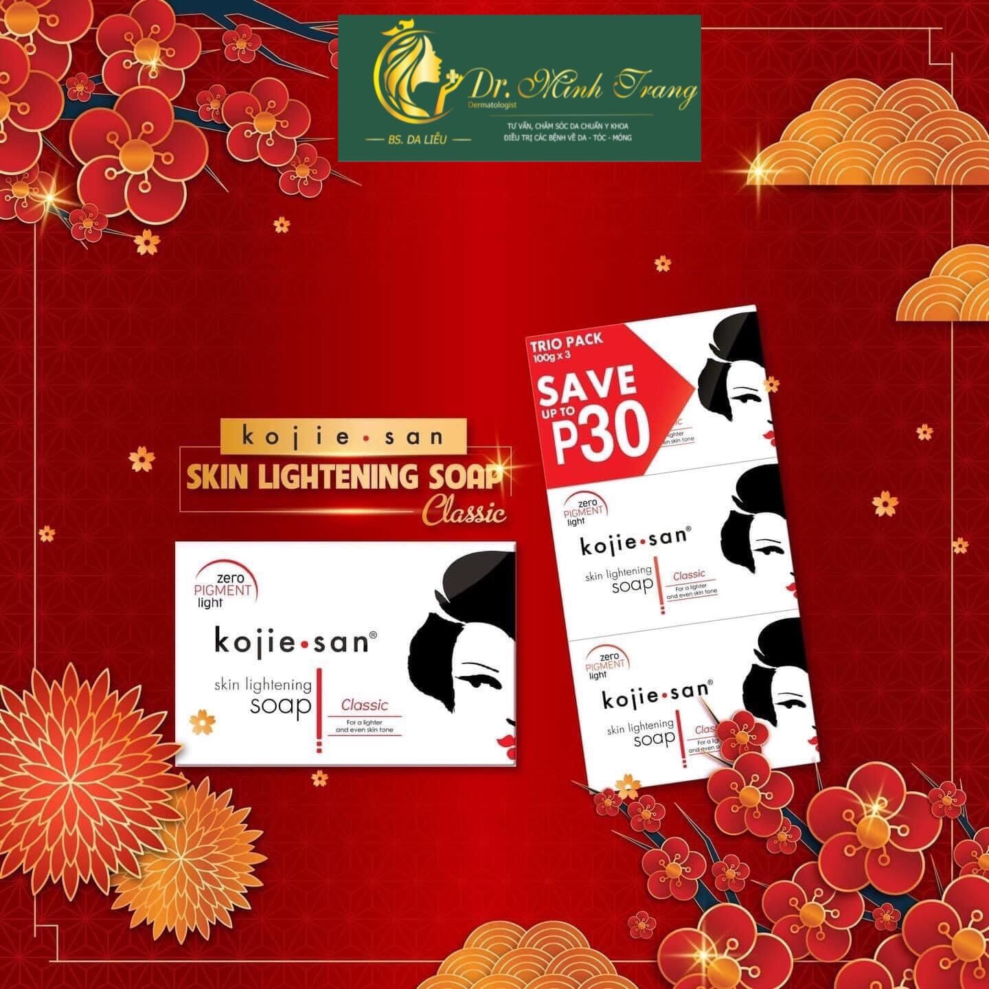 ✅xà phòng tắm trắng da, giảm mụn, mờ thâm kojiesan 135gr, 300gr