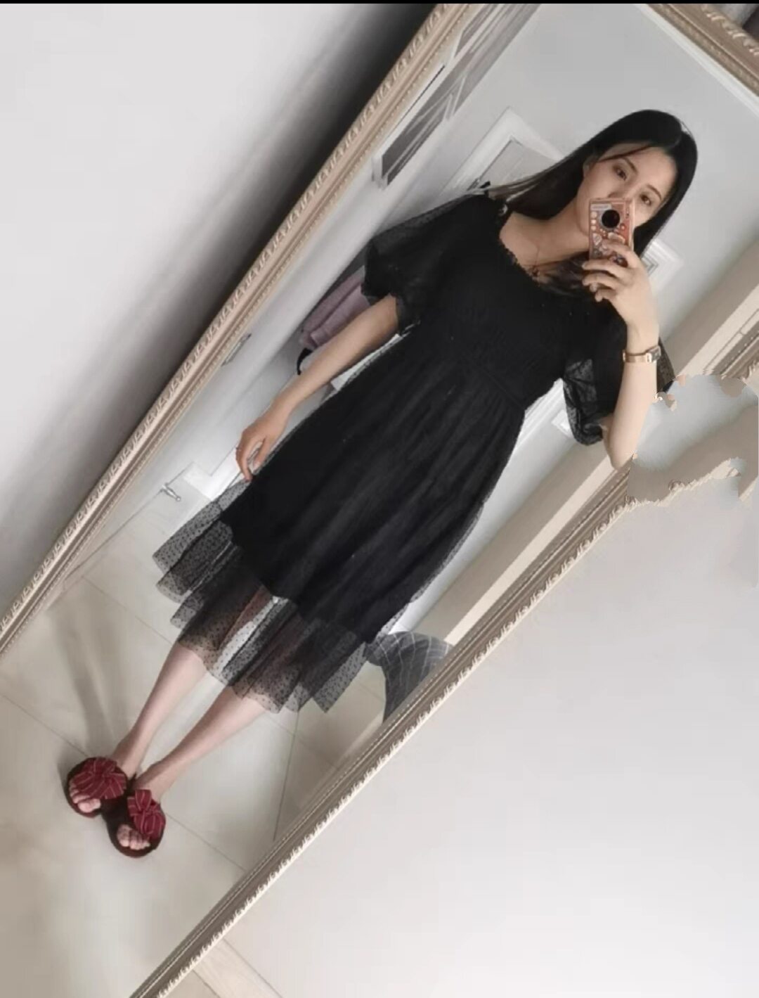 ĐẦM PEPLUM ĐEN VERO SIZE M