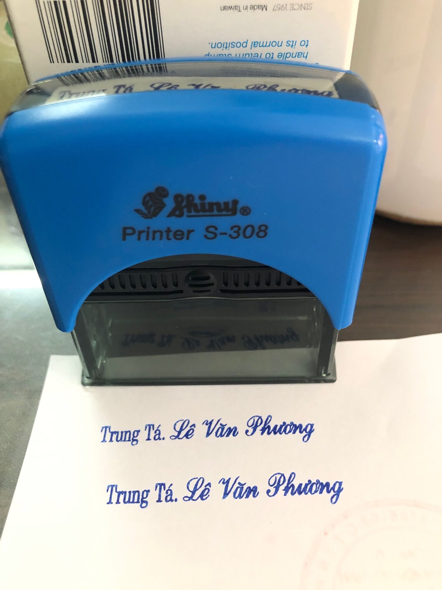 Dấu tên 4-5 chữ dài shiny s308 tốt bền đẹp