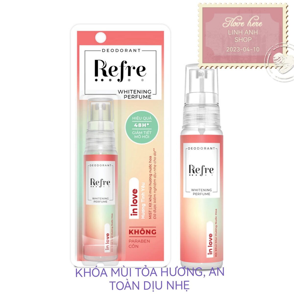 Xịt Khử mùi Refre Hương Nước hoa 30ml