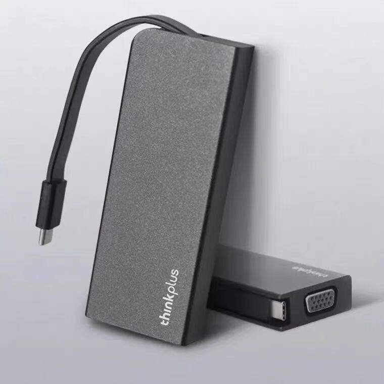 Thiết Bị Mở Rộng Tiện Mang Theo Hub Bốn Trong Một Thinkplus Cáp Chuyển Đổi Từ Type-C Sang VGA USB3.0