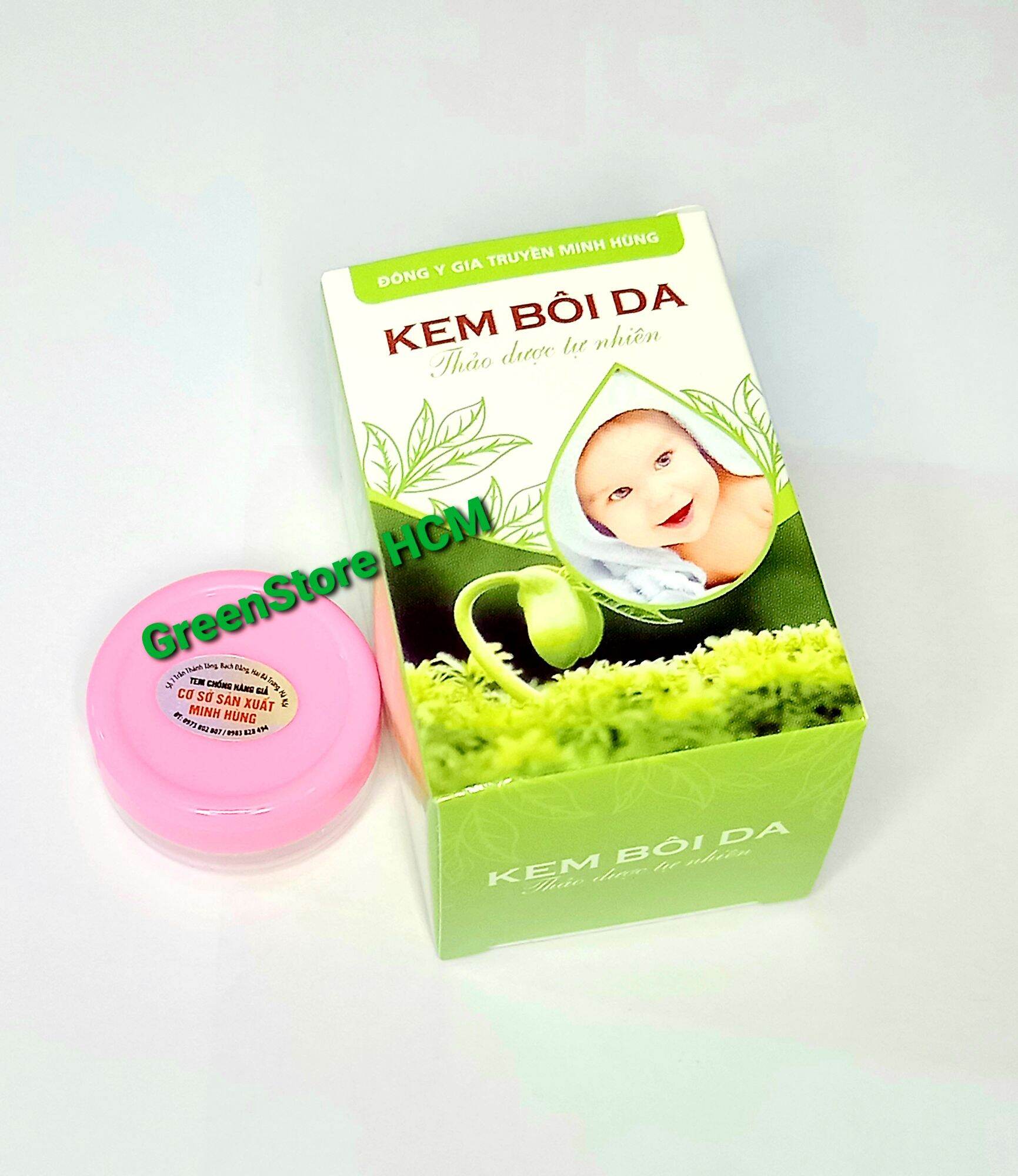 [HCM]KEM BÔI DA THẢO DƯỢC MINH HÙNG - KEM MINH HUNG (ngăn chàm sữa, các b ệnh về da)