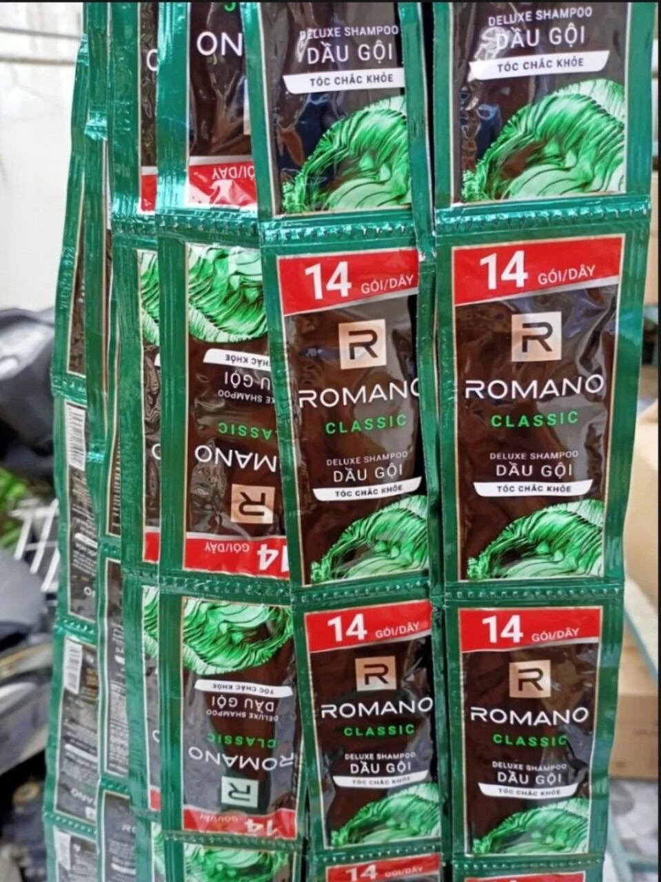 Set 5 dây dầu gội Romano Classic