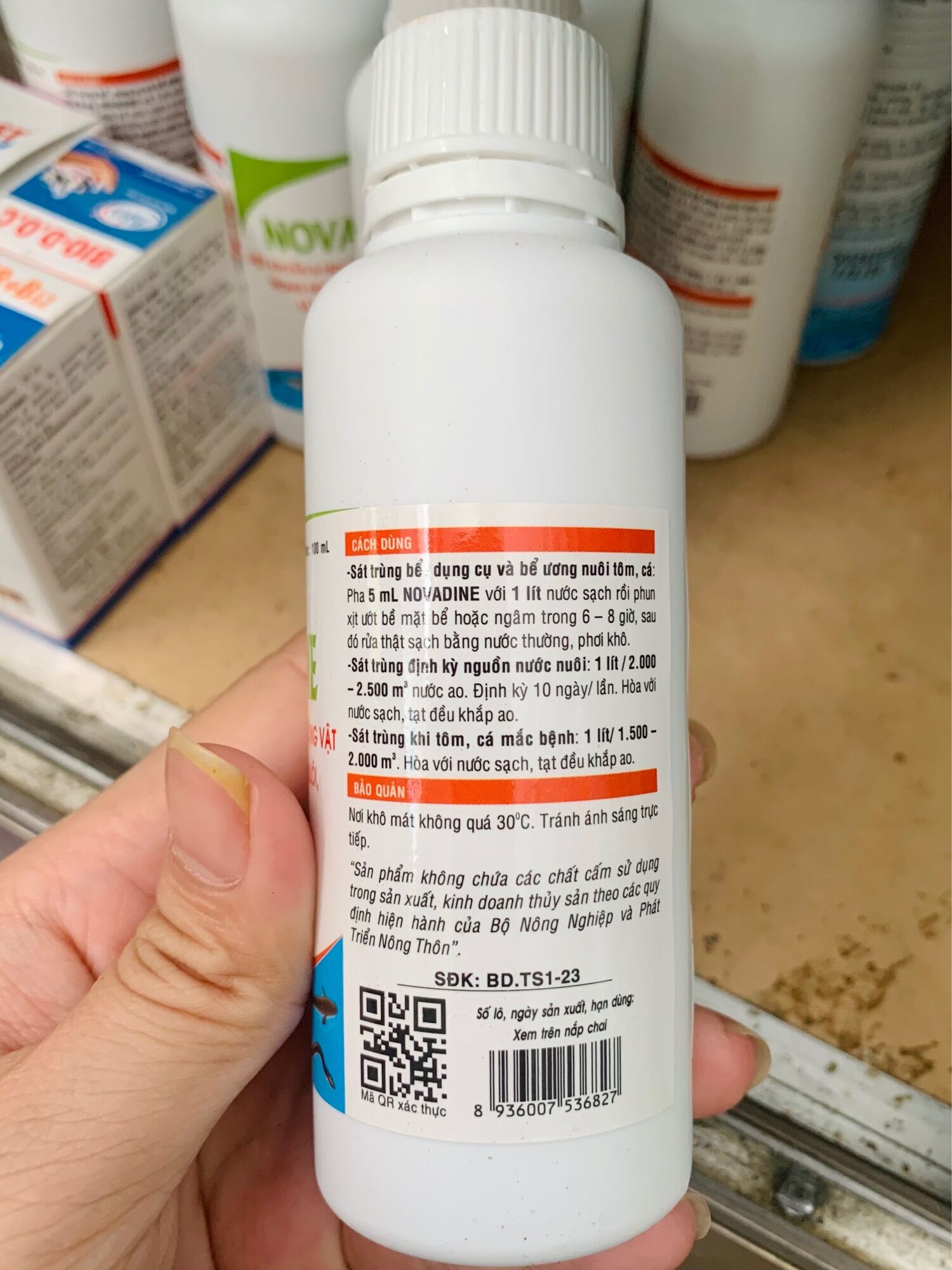 NOVADINE 100mL - dung dịch sát khuẩn, sát trùng nước