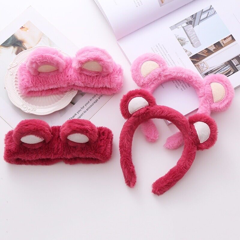 Cài tóc và bờm gấu dâu lotso