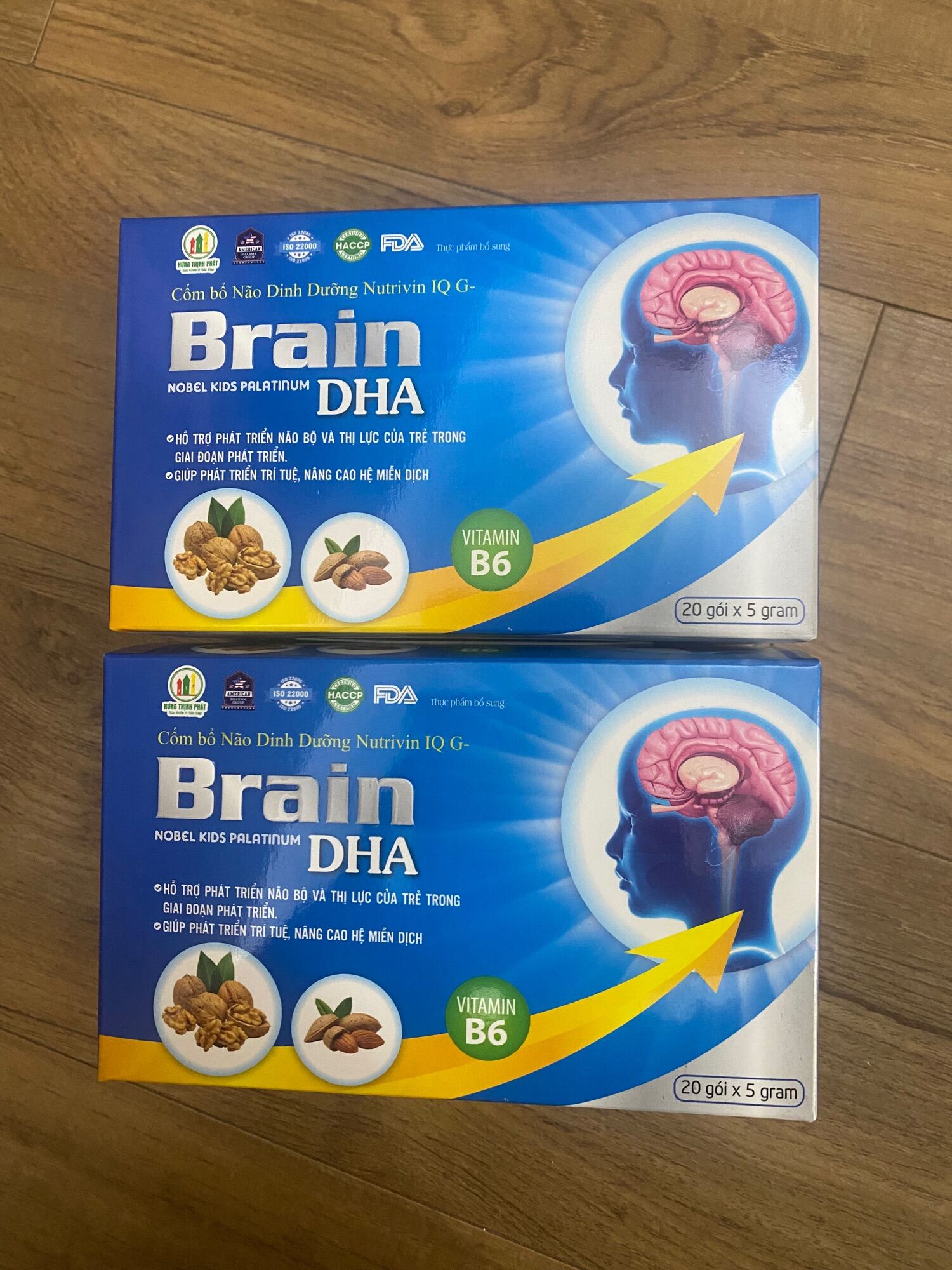 Cốm bổ não, bổ sung DHA cho bé BRAIN DHA Germany pharma