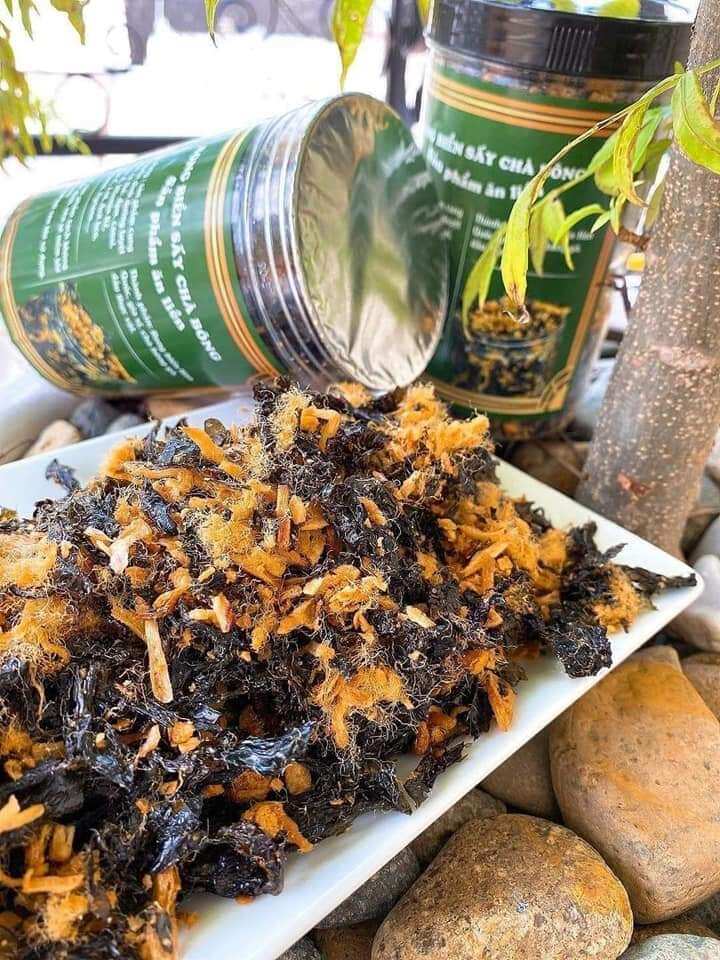 RONG BIỂN SẤY TỎI CHÀ BÔNG 200g