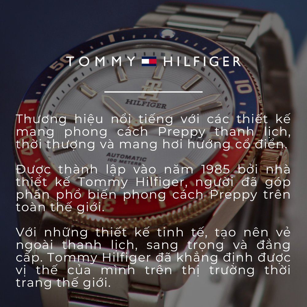 Đồng hồ Tommy Hilfiger Nam BLACK LEATHER MILES TH 1792016
