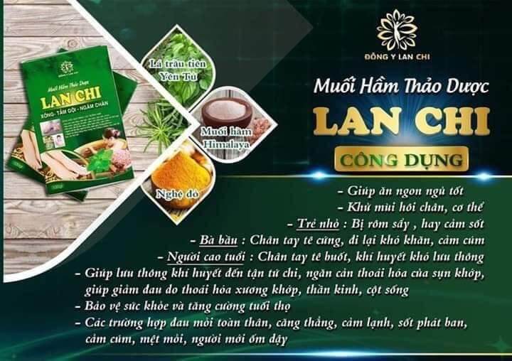 Muối hầm thảo dược Lan Chi