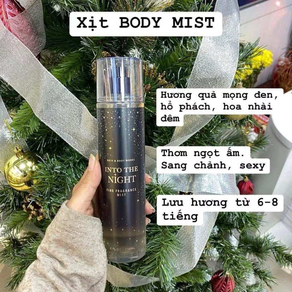 Bodymist Xịt Thơm Toàn Thân Nam Nữ Into The Night 236ml