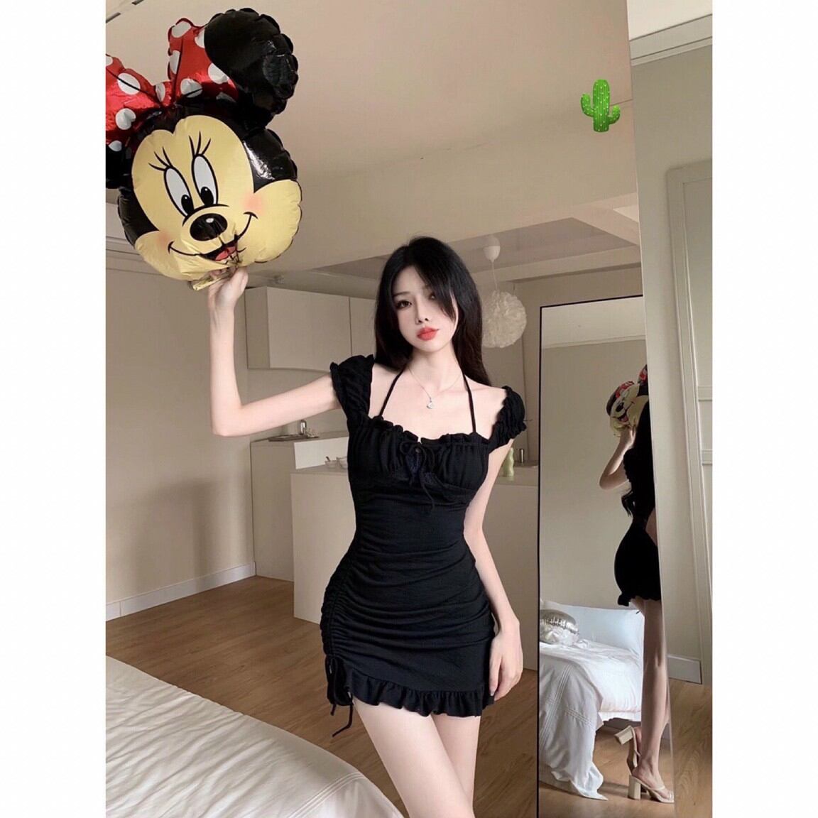 ĐẦM BODY BÈO RÚT DÂY FORM 47KG(PC)