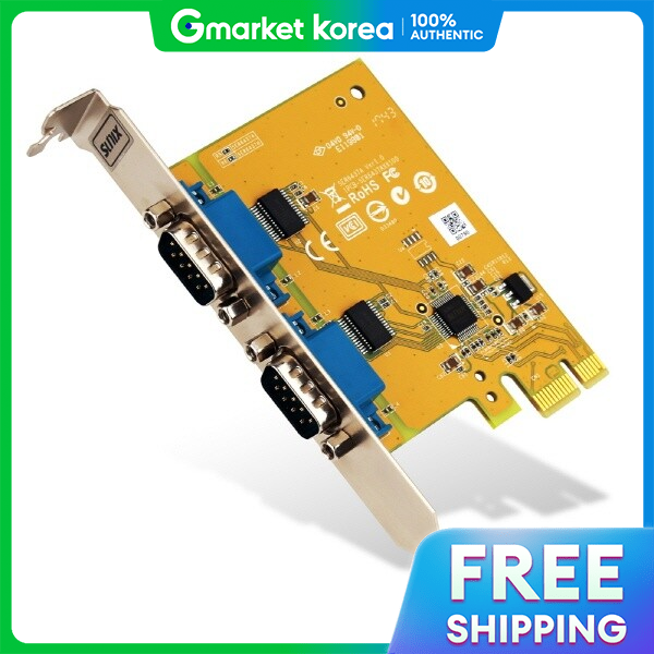 Eznet Ubiquitous Next-Sunix Ser6437A (Serial Card/Rs232/Pci-E/2 Ports) Giá 1,142,400 Đồng*Miễn phí vận chuyển
