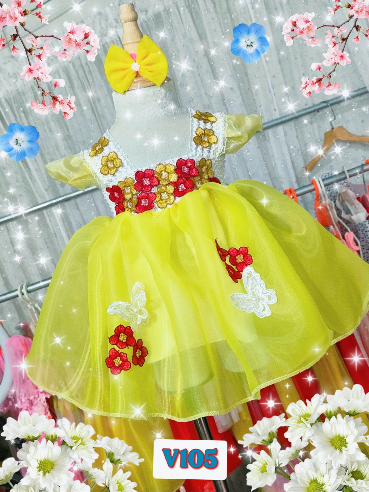 FREESHIPM- Đầm xòe công chúa, váy tutu dễ thương cho bé gái đủ size(4kg-20kg), đầm noel, đi chơi lễ tết, dự tiệc đầy tháng, thôi nôi...