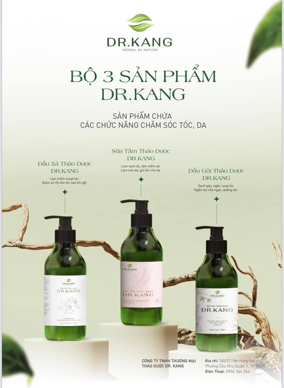Dầu gội thảo dược dr. kang