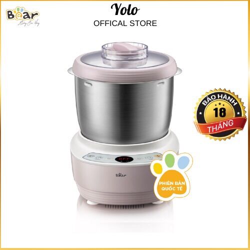 Máy trộn bột tự động dung tích 5L Bear DM-B50V1 (HMJ-A50B1) Hàng chính hãng, Bảo hành 18 tháng - Dụng cụ làm bánh, nhào bột tiện lợi, thích hợp cho gia đình
