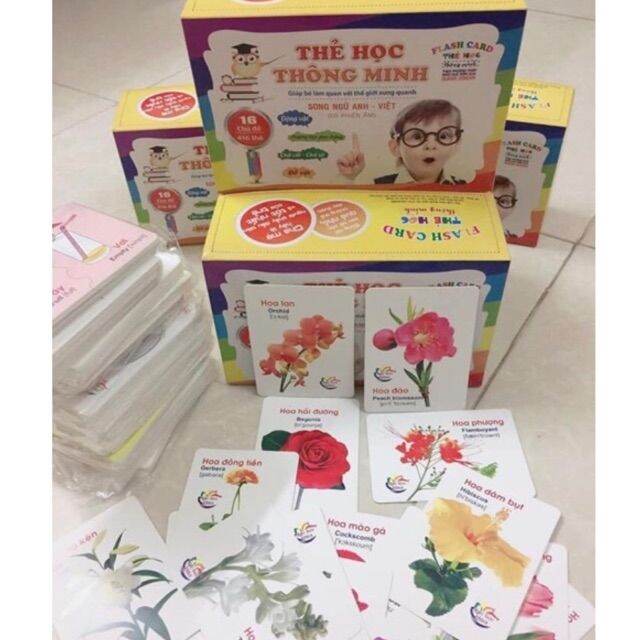 Bộ 416 thẻ học thông minh cho bé