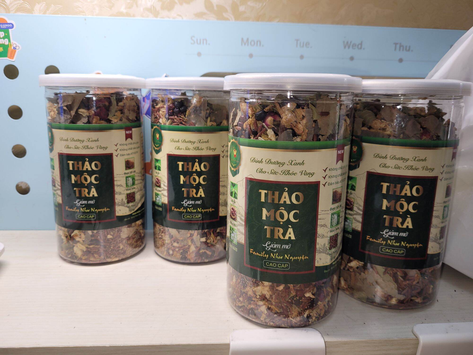 THẢO MỘC TRÀ HỖ TRỢ GIẢM MỠ - HỘP 500G