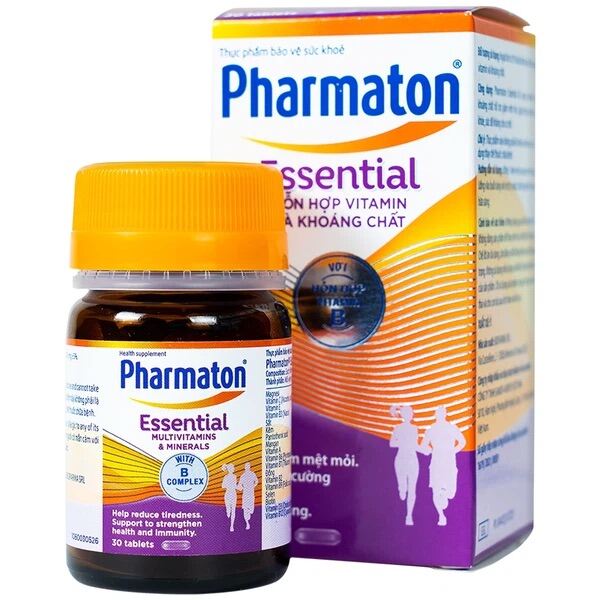 Viên Uống Tăng Cường Sức Khỏe Pharmaton Essential - Lọ 30 viên