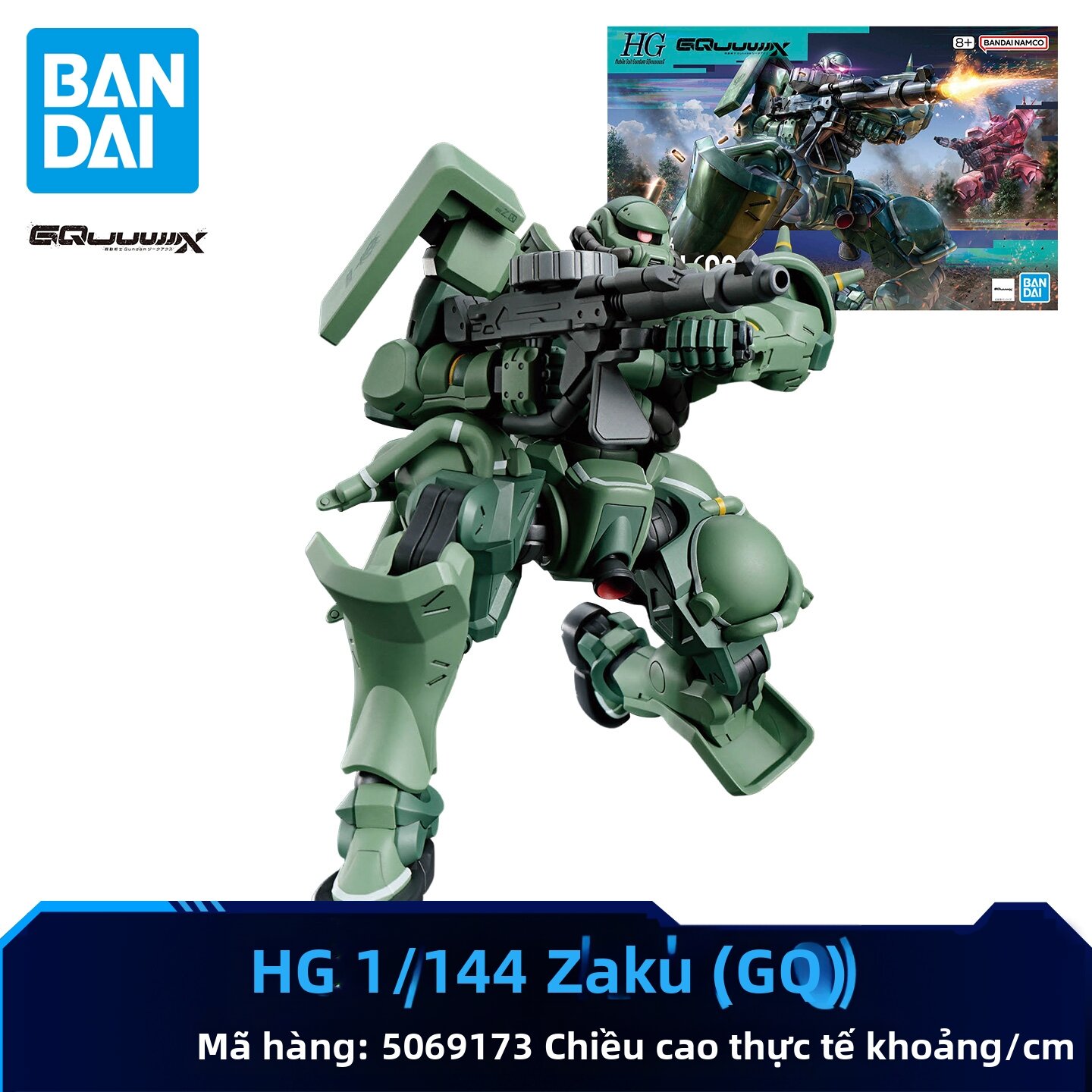 Bandai | Bộ Xây Dựng Gundam Quex Red Freeden Trang Sức Bằng Sứ Màu Trắng