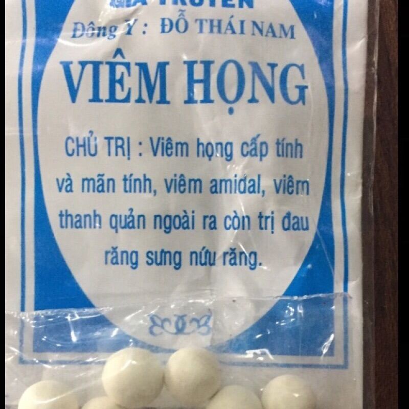 [Hcm]50 Gói Viêm Họng Đỗ Thái Nam