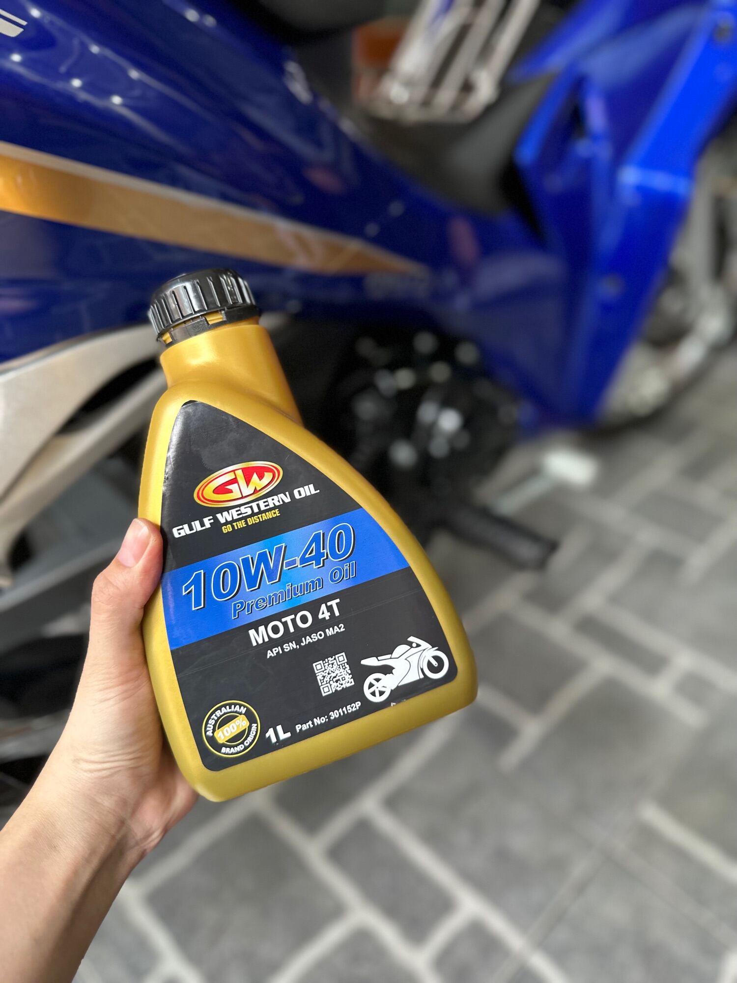 Nhớt Gulf Western oil moto 4T 10W-40