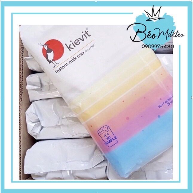 Bột Milk Foam váng sữa kem mặn nguyên vị Kievit dạng gói 500g Philippines