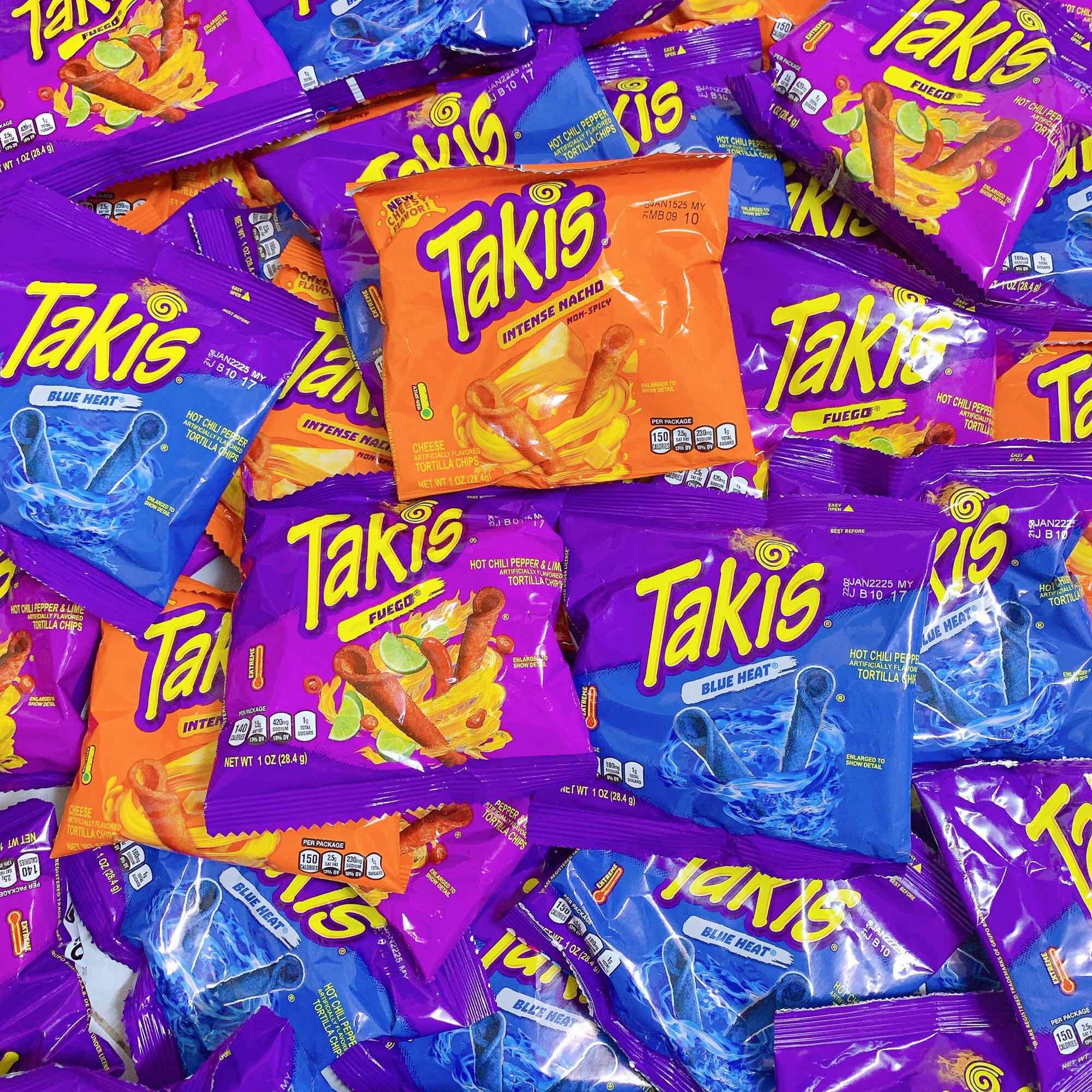 HÀNG NHẬP MỸ - BÁNH SNACK CHIPS TAKIS HERO VARIETY PACK TORTILLA 28.4GR