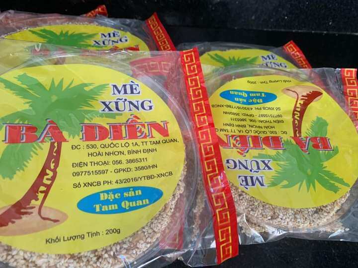 combo 4 bánh mè xửng Bà Điền